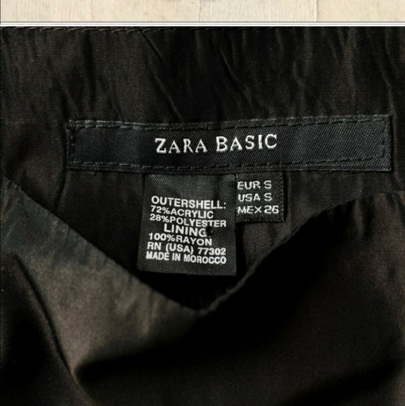 SOLD  - Zara Pleated A-Line Skirt with Bow - Picture 3 of 4